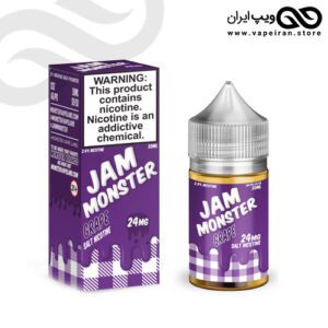 ایجوس سالت دسر انگور Jam Monster Grape ایجوس سالت نیکوتین جم مانستر دسر انگور