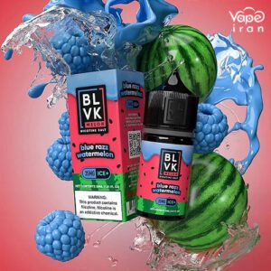 جویس سالت طعم هندوانه، بلوبری، تمشک و یخ بی ال وی کا BLVK Blue Razz Watermelon ice