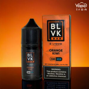 جویس سالت طعم پرتقال، کیوی و یخ بی ال وی کا BLVK Orange kiwi ice