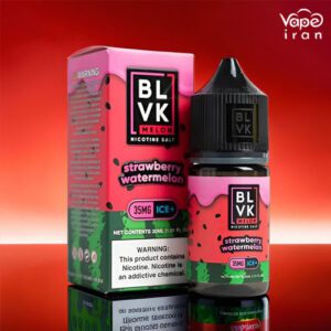 جویس سالت طعم توت فرنگی، هندوانه و یخ بی ال وی کا BLVK Strawberry watermelon ice